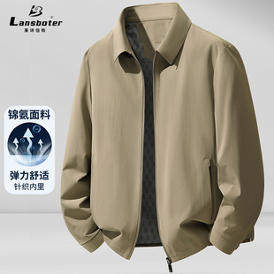 Casaco de lã masculino longo