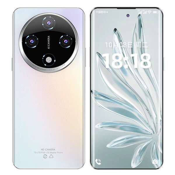 Novo X200Pro de tela curva smartphone impressão digital dupla cartão de 7,9 polegadas de tela grande fabricante de celulares Android venda direta
