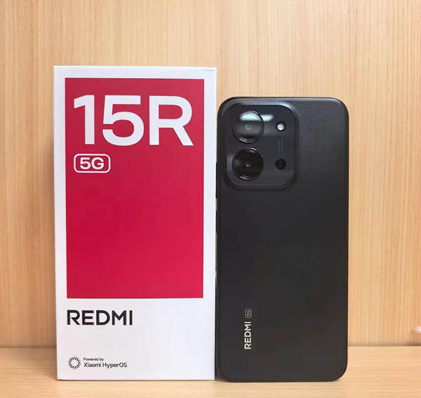 Novo Xiaomi Redmi Redmi 15R 5G celular inteligente para idosos grande fonte de som grande tela longa espera