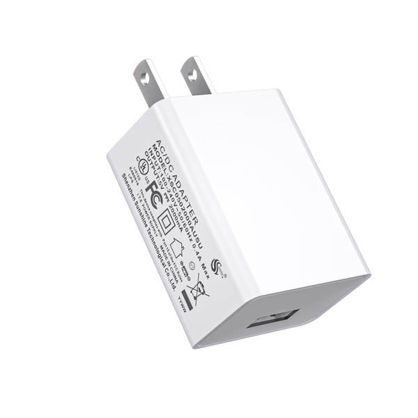 Adaptador de alimentação da cabeça de carregamento 5v2a UL Certified USB port Vários carregadores móveis inteligentes para eletrodomésticos 5V1A