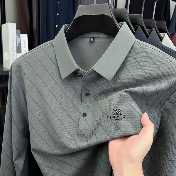 Camisa Polo Longa Manga Masculina