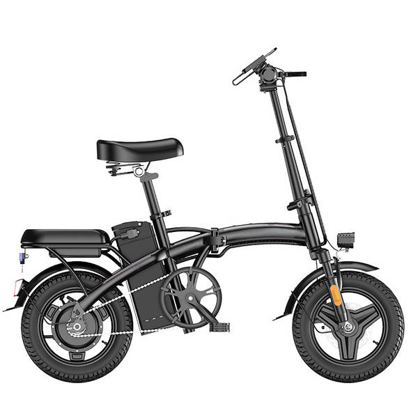 Bicicletas elétricas de venda quente transfronteiriça portáteis dobráveis de longa duração de duas rodas elétricas