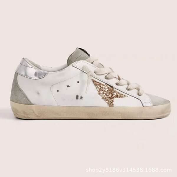 Sapato casual branco de couro