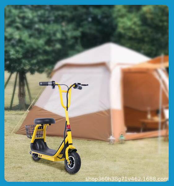 Scooter elétrico de duas rodas de dobragem Pequenas bicicletas elétricas ao ar livre para veículos portáteis por atacado