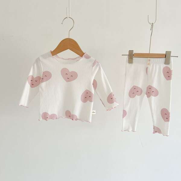 Conjunto de Pijama Infantil de Algodão