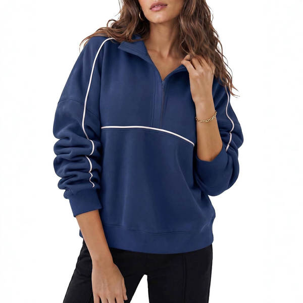 2026 Outono Inverno Novo Euro-Americano Transfronteiriço Amazon Roupa Feminina Fresco Camiseta Desportiva