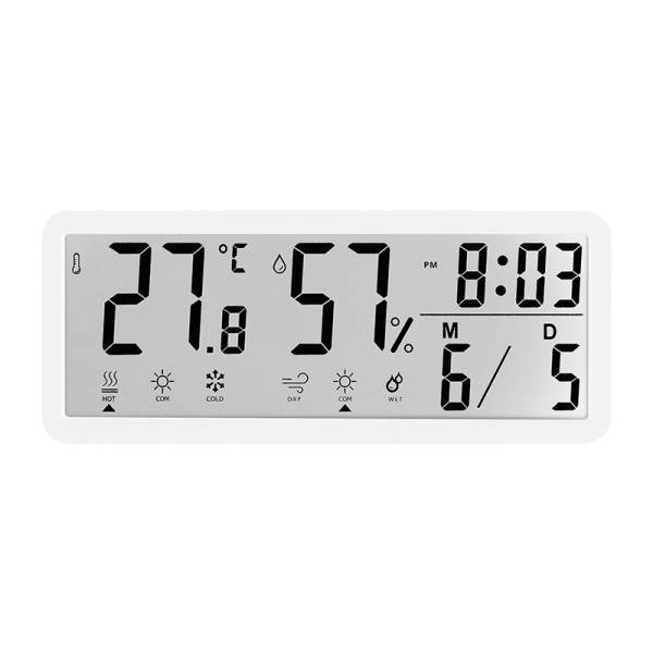 INS Relógio simples de tela grande sala de estar pendurar relógio temperatura de umidade relógio criativo relógio moderno pendurável YD106