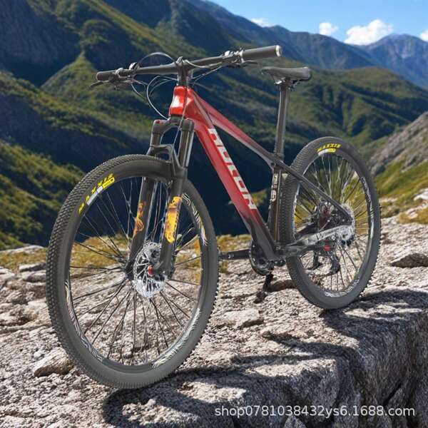 Fibra de carbono Freio de disco duplo Bicicletas Bicicletas Comodidade leve Transmissão Bicicletas Bicicletas de montanha