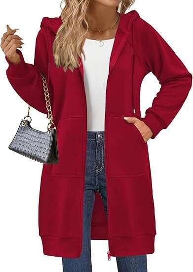 Vestido de casaco de outono da Amazon para mulheres com casaco de outono de outono de 2025.