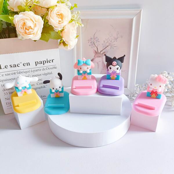 Suporte de Celular com Figurinha de Gato