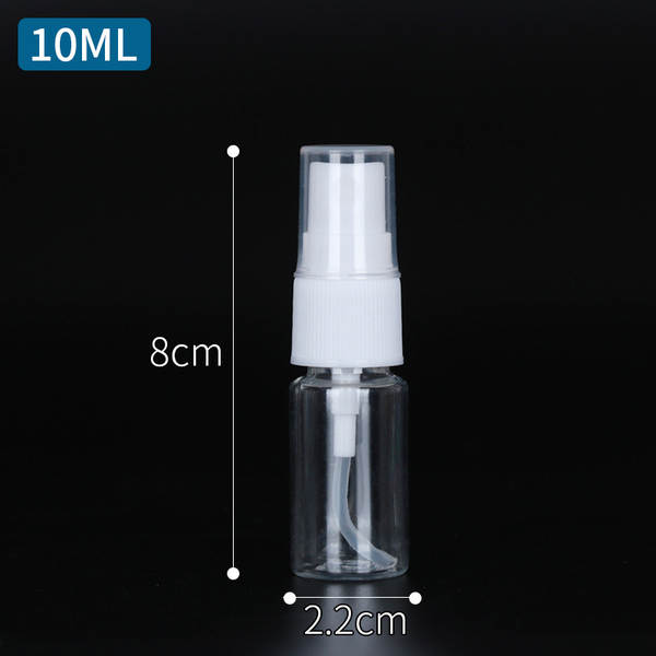 Venda por atacado 30ml 50ml 100ml garrafas de pulverização transparentes PET garrafas de plástico garrafas de distribuição de garrafas de pulverização de álcool