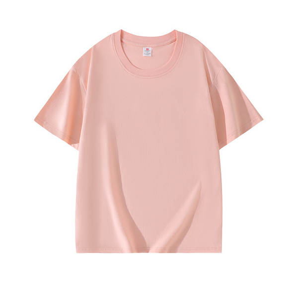Guangdong Ware 2025 Verão limpo e fresco 695#220 gramas de algodão puro de ombro curto T-shirt 14 cor