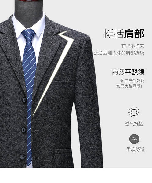 Vestido masculino de primavera e outono 2024 novo casaco do pai de meia-idade