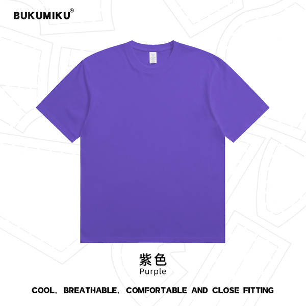 230 gramas de algodão puro de manga curta para homens T-shirt personalizado de cor pura Lonely indie logo cultura T-shirt