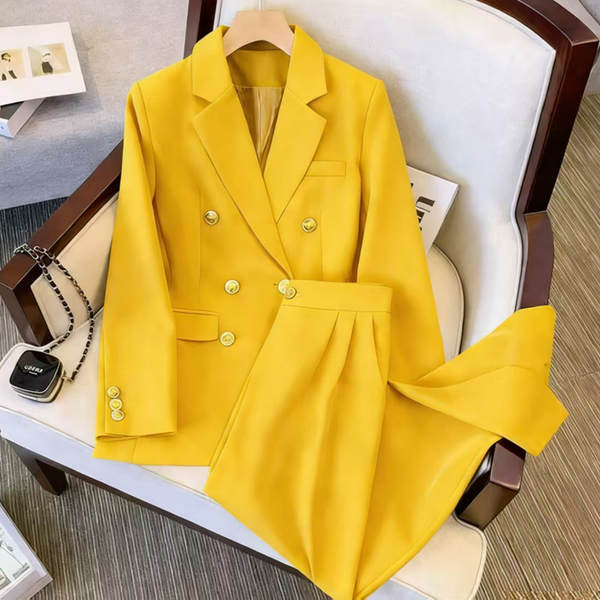 2026 Primavera Outono Nova capa de vestido Coréia Coréia Versão Direita Relaxada Relaxada Moda Humor Deslumbrante Pequeno Vestíbulo