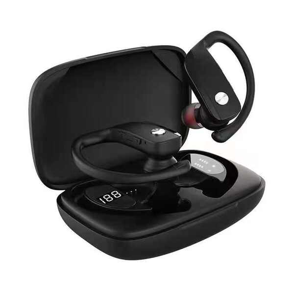 Transfronteiriço explosivo T17 fone de ouvido sem fio Bluetooth TWS pendurado fone de ouvido movimento à prova d'água 5.3 fábrica de realização direta sem ouvido