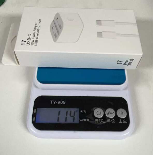 Cabeça de carregamento transfronteiriça de 35W para a Europa e os EUA para o novo carregador de iPhone 17 da Apple