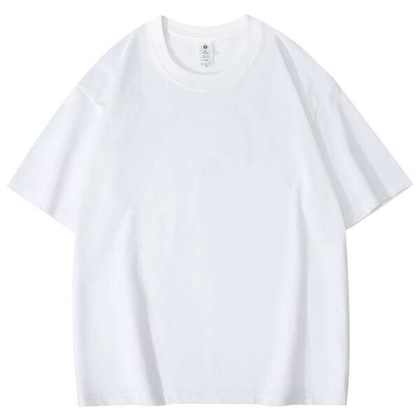 T-shirt feminino de pulso curto personalizado logo de trabalho camisa cultural de 220 gramas de algodão puro camisa feminina