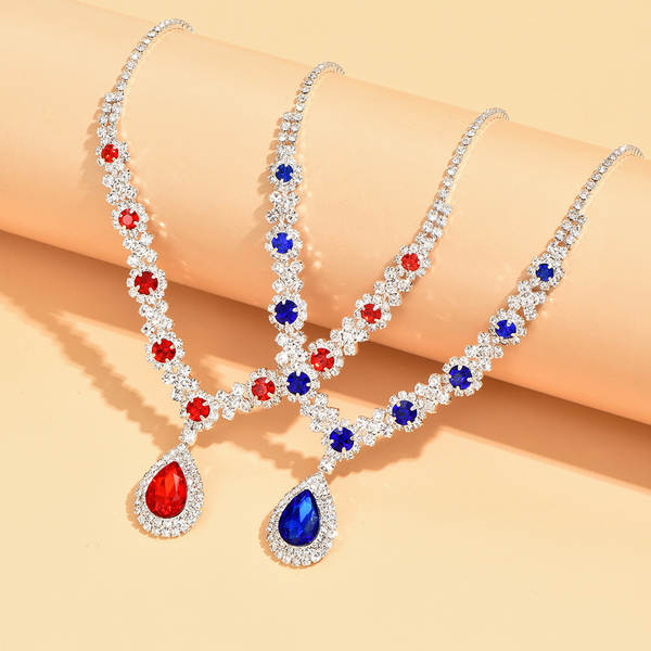 Preço especial!Joias europeias e norte-americanas de moda de alta qualidade de alta qualidade de joias de cristal