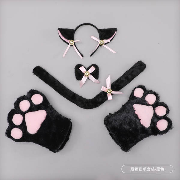 Guarda-chuva para gatos com as mãos vermelhas, gatos com as unhas vermelhas
