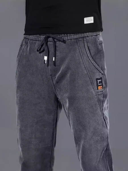 Calça jeans elástica masculina