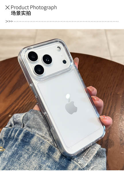 Aplicável Apple 17 Promax Cave Novo iPhone 17 transparente 17pro Sensor Avançado 16 Cave 15 Espaço