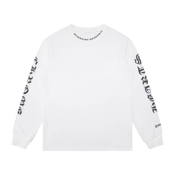 Camiseta de algodão transfronteiriço Chrome Heart Crown Camiseta de algodão transfronteiriço para homens e mulheres