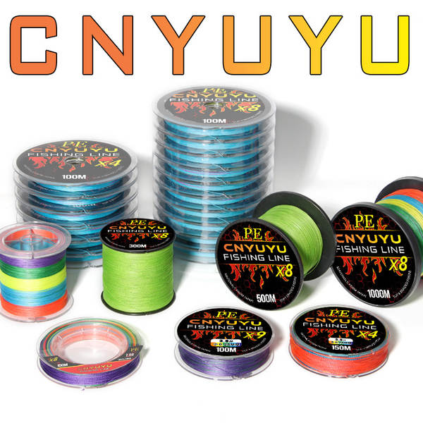 4 Número 8 Número 9 Número 100M 300M 500M 1000M cores 10M uma linha de pesca de cor PE linha de pesca de tecido