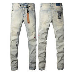 Calça Jeans Masculina Reta com Efeito Desgastado