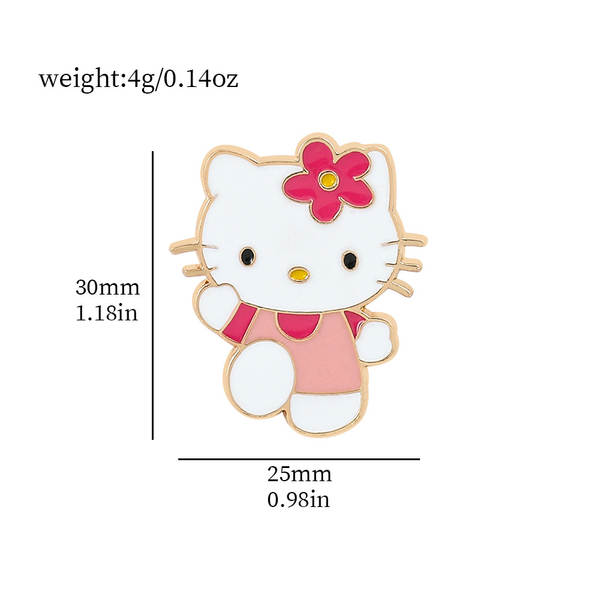 Broche de Gato de Metal