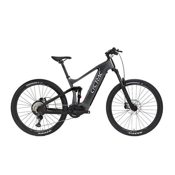Carro de montanha elétrico de lítio EM10 de fibra de carbono com cauda suave M510 motor intermediário de assistência de bicicleta com freio de disco duplo
