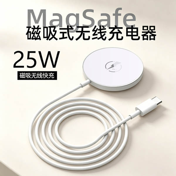 Carregador sem fio magnético ultra-fino 25W Magsafe sem fio rápido para carregador sem fio magnético para celular da Apple Huawei
