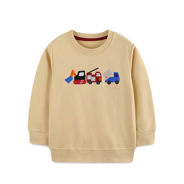 Moletom infantil estampado com carro