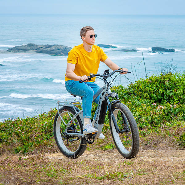26 polegadas 3.0 elétrico de lítio dianteiro e traseiro motor duplo 500W7 velocidade 36kg de discos de óleo travagem de corte de energia de choque frontal fork