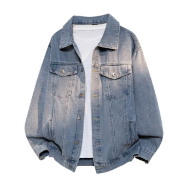 Jaqueta de couro masculina