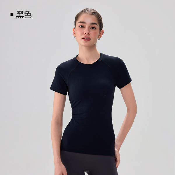 Camiseta esportiva feminina de malha