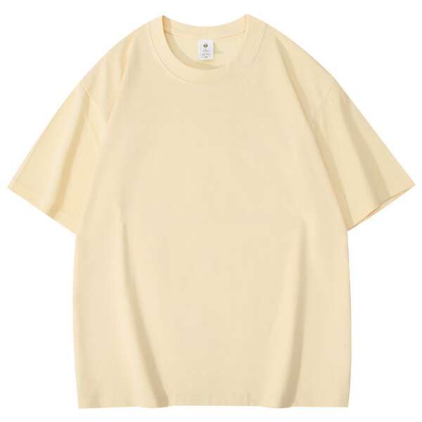 T-shirt feminino de pulso curto personalizado logo de trabalho camisa cultural de 220 gramas de algodão puro camisa feminina