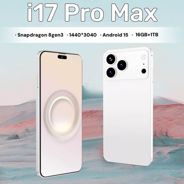 Cugo Cross Border Smartphone i17 Pro Max Botão lateral 3+64 Android 15 tela 7.3 4G Cash