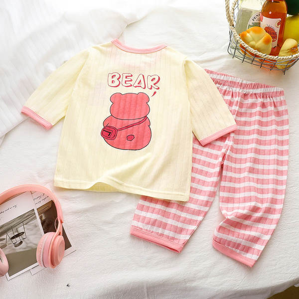 Conjunto de Pijama Infantil de Algodão
