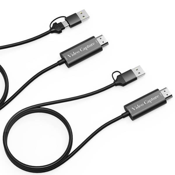 Placa de captura de vídeo Vídeo de captura de jogos de vídeo ao vivo Placa de captura de vídeo HDMI conversão USB3.0 Dupla cabeça