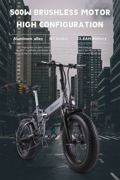 shengmilo bicicletas elétricas dobráveis assistente de choque bateria de lítio veículo elétrico de caminhão pode ser dobrado