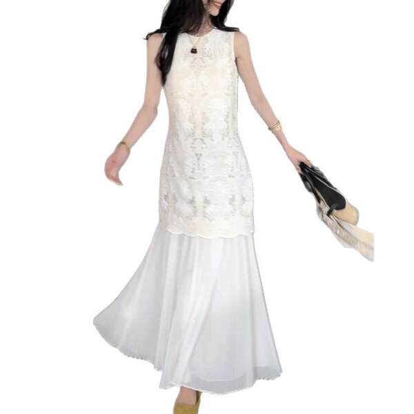 Combinando elegância e elegância, a deusa do luxo combina um vestido de verão 2025 com um novo vestido de verão.