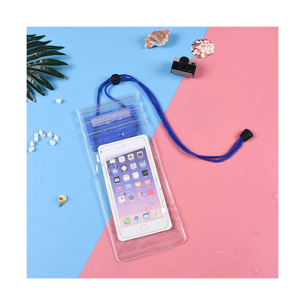 Três bolsas transparentes de telefone celular à prova d'água personalizadas tela táctil mágica bolsas inteligentes à prova d'água fabricantes atacado