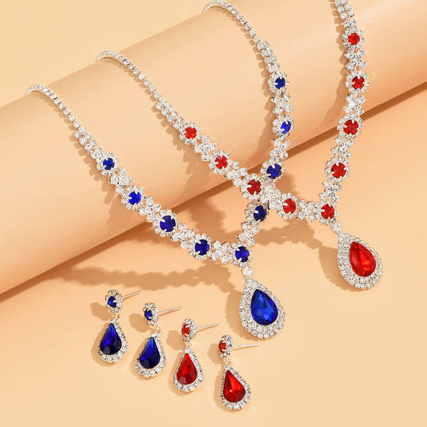 Preço especial!Joias europeias e norte-americanas de moda de alta qualidade de alta qualidade de joias de cristal