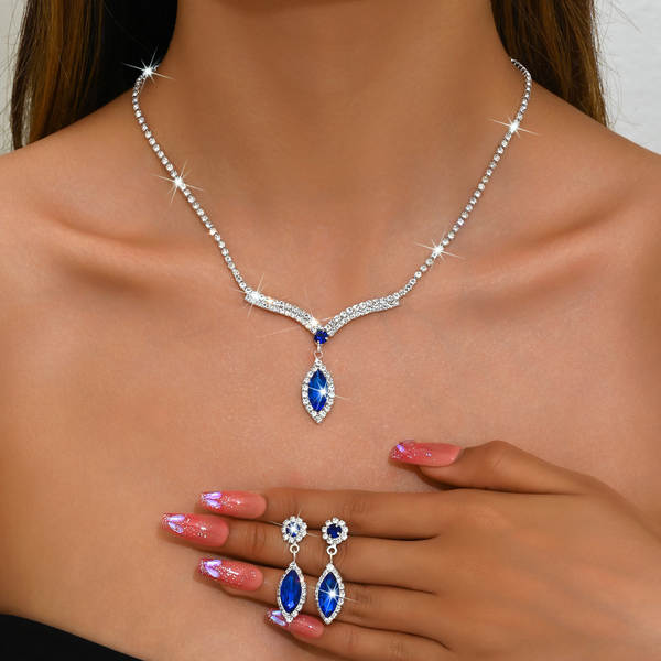 Preço especial!Joias europeias e norte-americanas de moda de alta qualidade de alta qualidade de joias de cristal