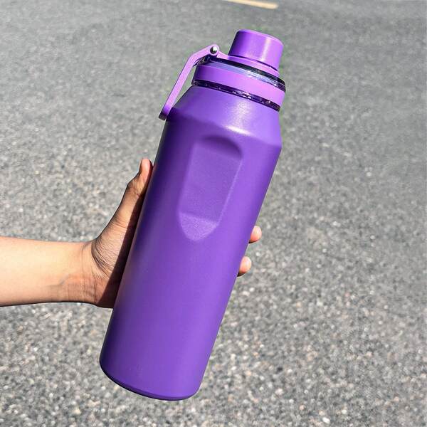 Novo vaso espacial transfronteiriço de negócios de grande capacidade 316 vaso de aquecimento de aço inoxidável ao ar livre com vaso de esporte portátil