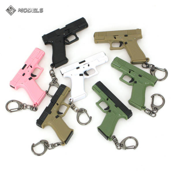 Pequenas peças de rolamento GLOCK plástico modelo de rolamento brinquedo G17 Glock chave de rolamento fonte de comércio exterior