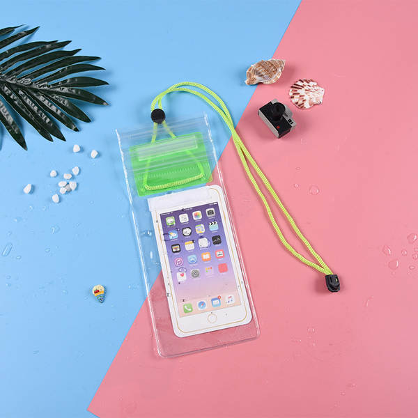 Três bolsas transparentes de telefone celular à prova d'água personalizadas tela táctil mágica bolsas inteligentes à prova d'água fabricantes atacado
