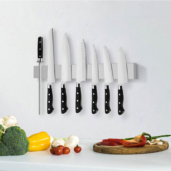 Suporte Magnético para Facas de Aço Inox