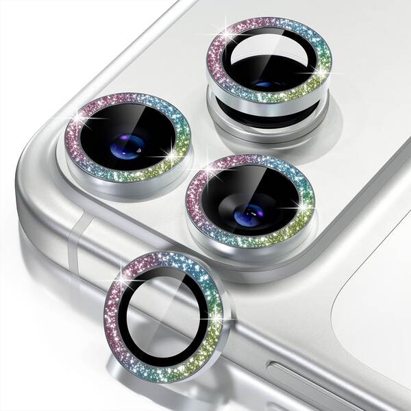 Acessórios de ecrã de metal para lentes do iPhone 17 Pro 16 Pro Max Cross Border Protective Film
